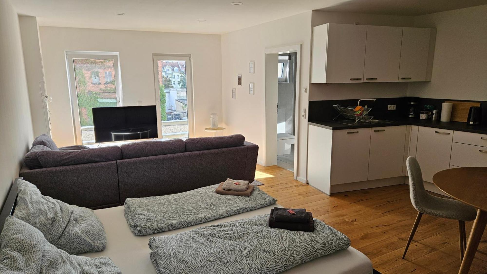 Apartment Ku28 Two Bamberg - Ruhig In Zentraler Lage Mit Parkplatz 외부 사진